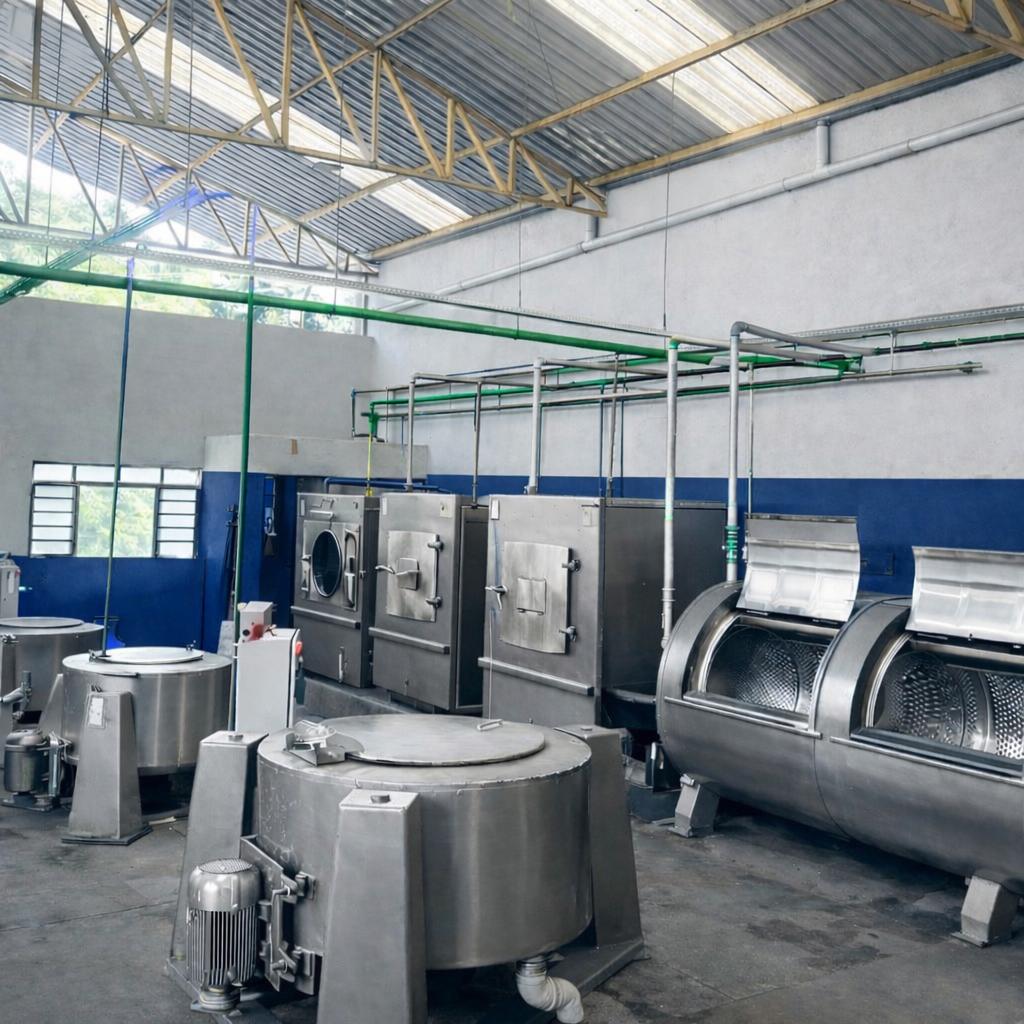 Instalações Fenix Toalheiro - Lavanderia industrial moderna